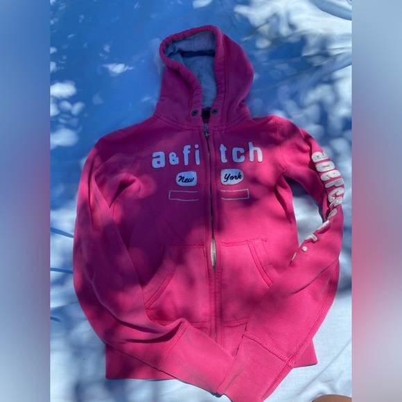 Abercrombie Girls Pink Hoodie - Picture 1 of 2